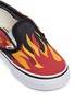 Detail View - Click To Enlarge - VANS - 'Flame Classic' canvas toddler slip-ons