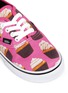 Detail View - Click To Enlarge - VANS - 'Authentic Late Night' cupcake print canvas toddler sneakers