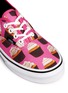 Detail View - Click To Enlarge - VANS - 'Authentic Late Night' cupcake print canvas kids sneakers