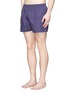 Figure View - Click To Enlarge - SUNSPEL - 'Dot Leaf' print cotton boxer shorts