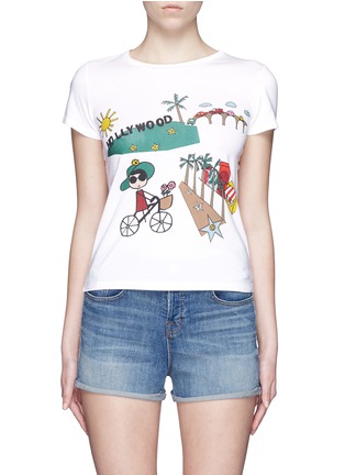Main View - Click To Enlarge - ALICE & OLIVIA - Stacey in Hollywood' illustration T-shirt