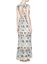 Figure View - Click To Enlarge - ALICE & OLIVIA - Arwen' cutout back floral bead embellished gown