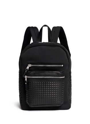 Main View - Click To Enlarge - ASH - 'Neema' embossed leather neoprene small backpack
