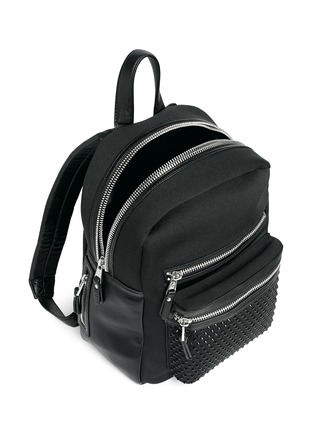 Detail View - Click To Enlarge - ASH - 'Nicki' crystal embellished neoprene small backpack