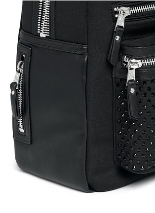 Detail View - Click To Enlarge - ASH - 'Nicki' crystal embellished neoprene small backpack