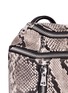 Detail View - Click To Enlarge - ASH - 'Harper' mini snake embossed leather backpack