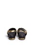 Back View - Click To Enlarge - ASH - 'Stone' metallic leather sandals