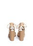 Back View - Click To Enlarge - SAM EDELMAN - 'Yardley' caged suede sandals