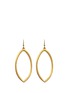 Main View - Click To Enlarge - NIIN - 'Umbra' oval brushed gold earrings
