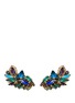 Main View - Click To Enlarge - ERICKSON BEAMON - 'St. Moritz' Swarovski crystal 24k gold plated earrings