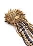 Detail View - Click To Enlarge - ERICKSON BEAMON - 'Hunger' 24k gold plated Swarovski crystal fringe brooch