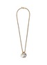 Main View - Click To Enlarge - ERICKSON BEAMON - 'Swan Lake' Swarovski crystal pendant 24k gold plated necklace