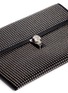 Detail View - Click To Enlarge - ALEXANDER MCQUEEN - Skull closure stud leather envelope clutch