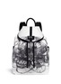 Main View - Click To Enlarge - ALEXANDER MCQUEEN - 'Multi Skull' sketch print canvas backpack