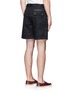 Back View - Click To Enlarge - VALENTINO GARAVANI - 'Camu Noir' cotton twill shorts