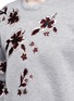 Detail View - Click To Enlarge - VALENTINO GARAVANI - Hibiscus patch appliqué scuba jersey top