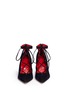Figure View - Click To Enlarge - PEDDER RED - 'Jess' suede lace-up pumps