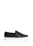 Main View - Click To Enlarge - PEDDER RED - 'Aidan' stud leather skate slip-ons