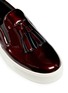 Detail View - Click To Enlarge - PEDDER RED - 'Aidan' tassel patent leather skate slip-ons