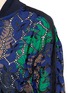 Detail View - Click To Enlarge - SACAI - Floral print cutout guipure lace bomber jacket