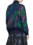 Back View - Click To Enlarge - SACAI - Floral print cutout guipure lace bomber jacket