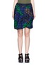 Main View - Click To Enlarge - SACAI - Floral print cutout guipure lace bubble shorts