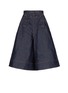 Main View - Click To Enlarge - SACAI - Wide leg cotton-linen denim culottes