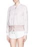 Front View - Click To Enlarge - 3.1 PHILLIP LIM - Quilted jacquard drawstring hem bomber jacket
