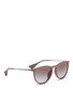 Figure View - Click To Enlarge - RAY-BAN - 'Erika' matte acetate frame wire temple sunglasses