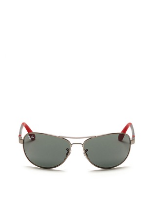 Main View - Click To Enlarge - RAY-BAN - Curve aviator junior sunglasses