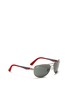 Figure View - Click To Enlarge - RAY-BAN - Curve aviator junior sunglasses