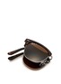 Detail View - Click To Enlarge - RAY-BAN - 'Clubmaster Folding' matte tortoiseshell acetate browline sunglasses