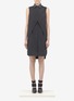 Main View - Click To Enlarge - ALEXANDERWANG - Cut-out back cotton-poplin shirt dress
