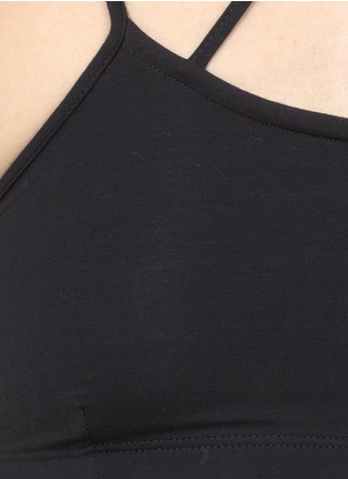 Detail View - Click To Enlarge - HELMUT HELMUT LANG - Cross-neck asymmetrical bra top