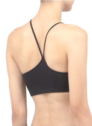 Back View - Click To Enlarge - HELMUT HELMUT LANG - Cross-neck asymmetrical bra top