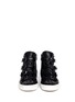 Figure View - Click To Enlarge - ASH - Viking studded metallic leather sneakers
