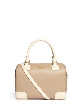 Main View - Click To Enlarge - TORY BURCH - Robinson colour block middy satchel