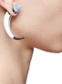 Figure View - Click To Enlarge - GIVENCHY - Chalcedony stone shark tooth magnetic single earring