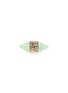 Main View - Click To Enlarge - GIVENCHY - Small green howlite double cone magnetic earring