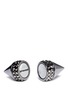 Detail View - Click To Enlarge - GIVENCHY - Ruthenium double cone magnetic earring