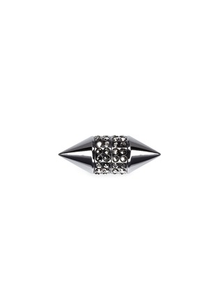 Main View - Click To Enlarge - GIVENCHY - Ruthenium double cone magnetic earring