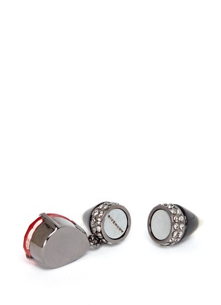 Detail View - Click To Enlarge - GIVENCHY - Spike magnetic earrings