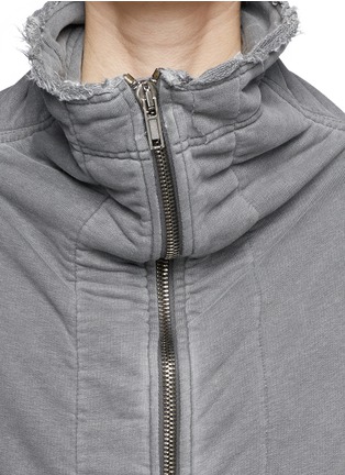 Detail View - Click To Enlarge - HAIDER ACKERMANN - 'Perth' French terry zip-up jacket