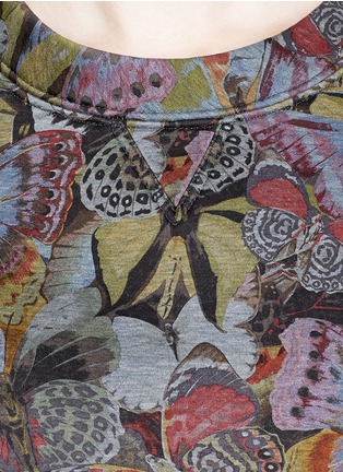 Detail View - Click To Enlarge - VALENTINO GARAVANI - Butterfly camouflage sweatshirt