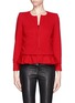 Main View - Click To Enlarge - ARMANI COLLEZIONI - Structured peplum jacket