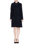Main View - Click To Enlarge - ARMANI COLLEZIONI - Wool knit long coat