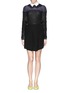 Figure View - Click To Enlarge - VALENTINO GARAVANI - Bonded lace virgin wool-cashmere sweater