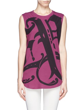 Main View - Click To Enlarge - EMILIO PUCCI - Print jersey tank top