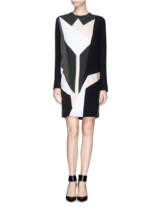 Main View - Click To Enlarge - STELLA MCCARTNEY - Geometric Tulip print dress
