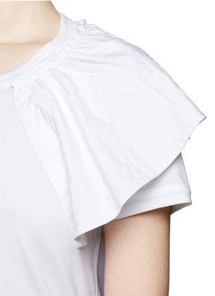 Detail View - Click To Enlarge - CHLOÉ - Ruffle sleeve T-shirt
